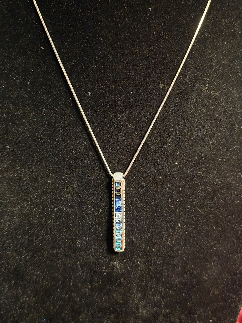 Brighton Vince Camuto Blue Ombré Cubic Zirconia